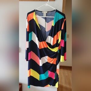 Dress multi color